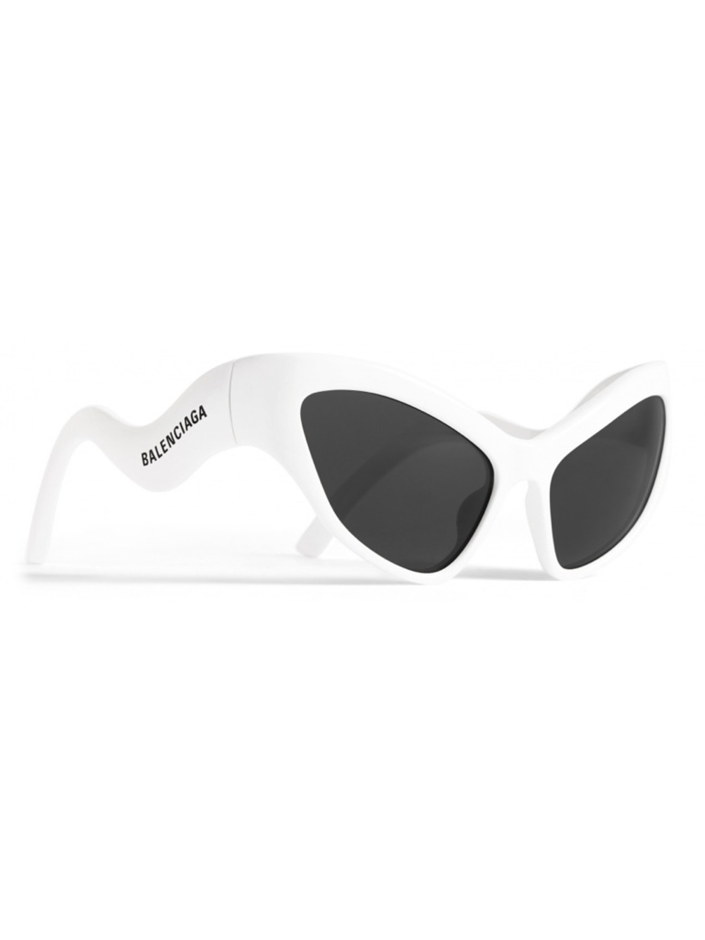 NWT Balenciaga Hamptons Cat Sunglasses Off-White with Grey Lenses Authentic $490